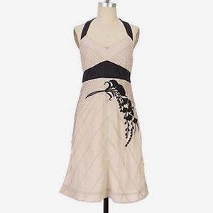 ANTHROPOLOGIE (Floreat) Bouquet Halter Dress